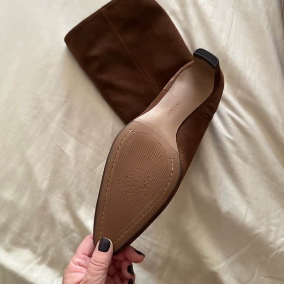 Vince Camuto wide calf suede boot - Picture 5 of 9